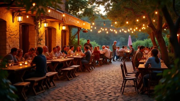 Ambiance festive et gastronomie à la guinguette Balma