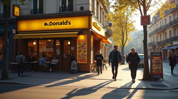 Localiser un McDonald's à proximité pour profiter de ses services